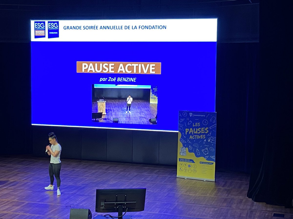 clermont_sb's tweet photo. #FONDATION - C’est l’heure de la #PauseActive avec Zoë Benzine, éducatrice sportive ASM Omnisports. 🏋️♀️ https://t.co/PEtkdi7TNn