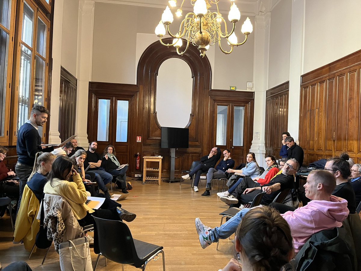 Présentation du <a href="/PariClimaBiodiv/">Paris Action Climat Biodiversité</a> lors du 1er groupe de travail autour de la Transition écologique avec les membres du Conseil de la Nuit avec la présence de <a href="/danlert/">Dan Lert</a> <a href="/Fredhoc/">Frédéric Hocquard</a>