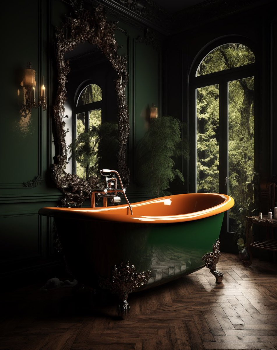 Dream Vault on Twitter "Dreaming of a Bathtub in Dark Academia Style Prompt in ALT ai AIart 