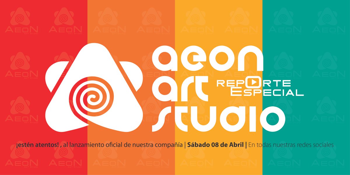 AeonArtStudio's tweet photo. ¡estén atentos! , al lanzamiento oficial de nuestra compañía | Sábado 08 de Abril | En todas nuestras redes sociales

#AeonArtStudio #dondetodoesposible #aeonnebula #aeonuniverse #industriascreativas #economianaranja #ODS17 #AlianzasParaLograrLosObjetivos

Design by @XFDesigners https://t.co/pLa5X1i2ee
