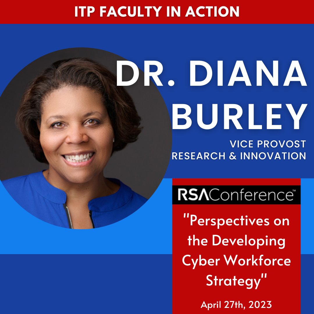 AU Inclusive Tech Policy (@auinclusivetech) on Twitter photo Headed to the <a href="/RSAConference/">RSAConference</a>? Don't miss <a href="/dianaburley/">Diana Burley</a> offering perspectives on the developing national cyber workforce strategy alongside <a href="/tarawisniewski1/">Tara Wisniewski</a>, Michael Alicea, & @CamilleEsq #RSAC #inclusivetech Headed to the <a href="/RSAConference/">RSAConference</a>? Don't miss <a href="/dianaburley/">Diana Burley</a> offering perspectives on the developing national cyber workforce strategy alongside <a href="/tarawisniewski1/">Tara Wisniewski</a>, Michael Alicea, & @CamilleEsq #RSAC #inclusivetech