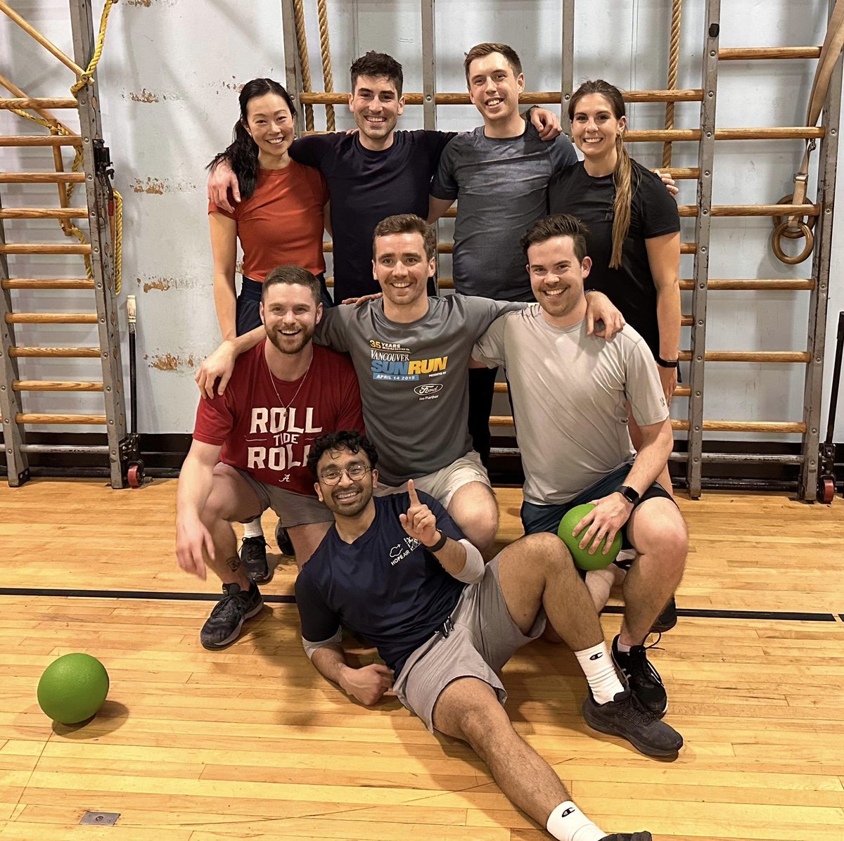 Probably my proudest med school accomplishment: from 0-3 to Urban Rec Dodgeball Champions with this great crew!