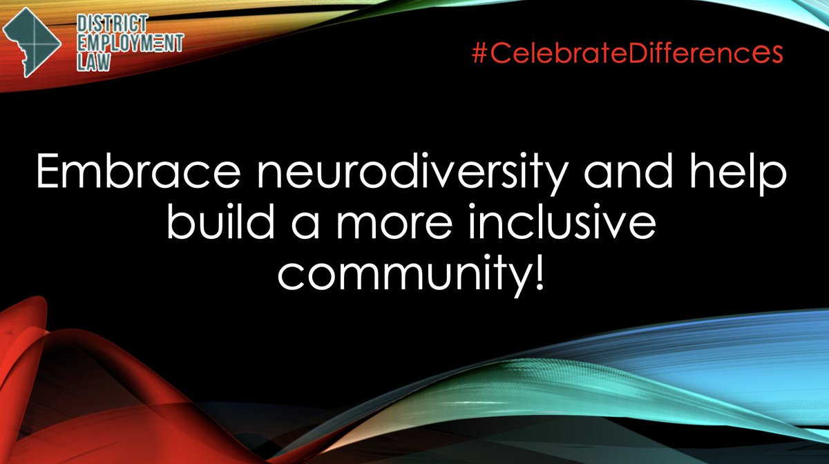 Let’s celebrate our differences and help build a more inclusive community, including in the workplace! #AutismAcceptanceMonth #CelebrateDifferences