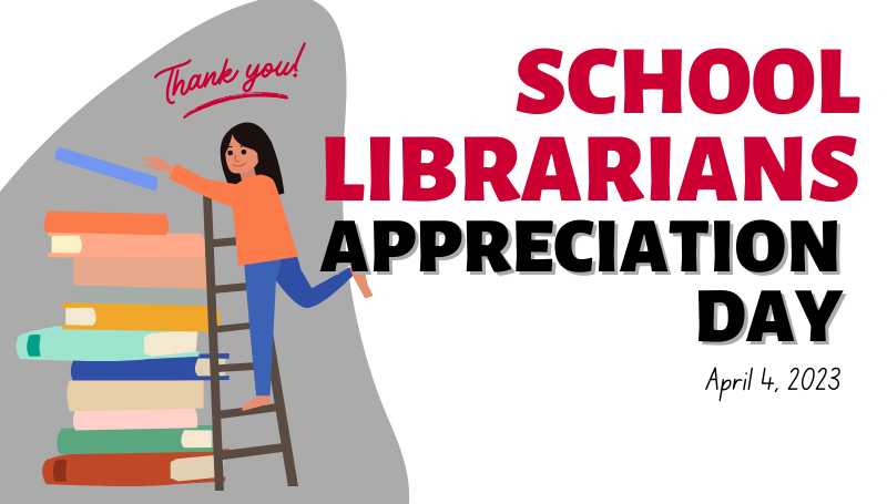 A big shout out to fellow school librarians. Thank you for all you do! 
Thanks to CISD  for supporting us in what we do and recognizing school librarians today. 
Thanks to @cmsn for recognizing me today!
<a href="/CISDlib/">Coppell ISD Libraries</a>