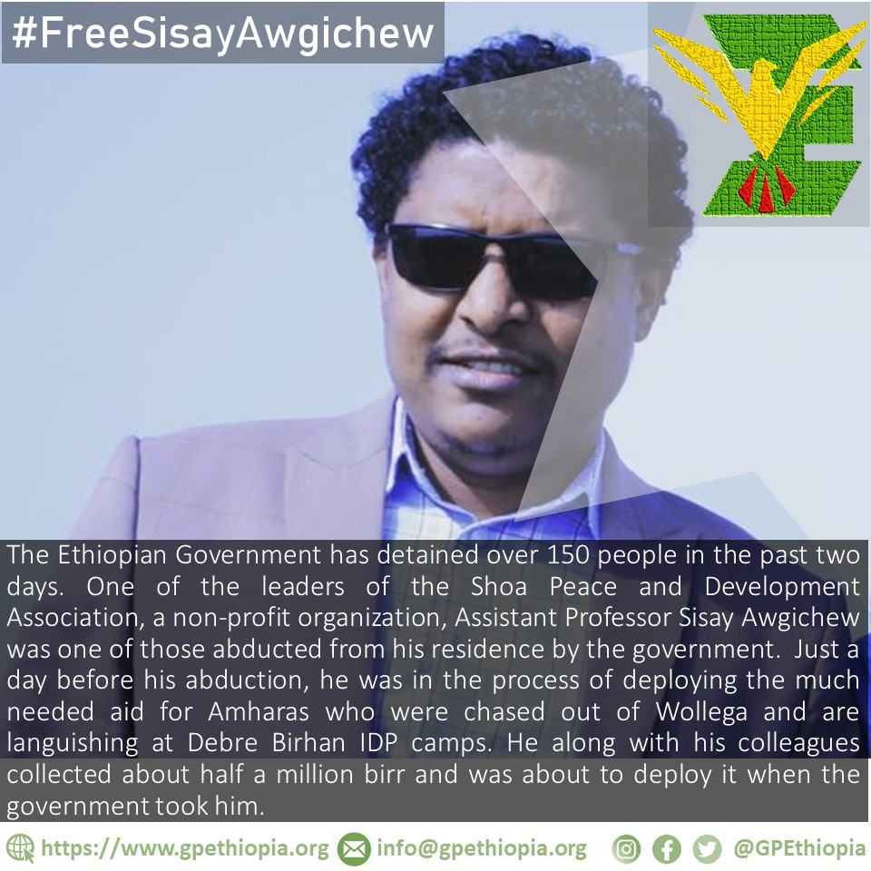 GPEthiopia's tweet photo. [1] 
#GPE_RedAlert
#Ethiopia
April 4, 20223

The Ethiopian Government has embarked on a new wave of mass arrests targeting ethnic Amharas of all standing!
A similar mass arrest has been undertaken in May 2022. Towards the end of the campaign i.e around August 2022 when rumors of third round war with TPLF started, close to 34,000 people were arrested. The government only acknowledged 12,000 were under their custody. From those abducted by the State, only the prominent journalists and human rights defenders were released, those who are not very well known are either still languishing in various holding camps or were killed. Our report regarding the last wave of abductions and detentions can be found here:
https://t.co/h61jRvfoyZ
Now a similar mass abduction is taking place. These Amharas are being charged with a blanket 'terrorism' charges. These new rounds of abductions include scholars, political leaders, students, volunteers at Amhara Civic Organizations who are trying to alleviate the multi-dimensional problems Amharas displaced from genocide hotspot areas like Metekel and Wollega are facing. Generally, this well coordinated false flag operation is a known pattern of the EPRDF/PP governments where they carry out false flag attacks, or 'foil' pre-planned state led operations in order to charge their political opponents or simply detain members of targeted ethnic groups without charge.
Ethnic Amharas and Guraghes have been lately heavily profiled and arrested every time an anti- Government civil disobedience action takes place. Parallel to the profiled detentions, homes of ethnic Amharas and other non-Oromos was being clearly marked with a red 'X' sign for a demolishing force that comes out and knocks down homes often without even warning the residents within. Over 15,000 homes were knocked down in and around Addis Ababa in such a way only in the past couple of months.
Another extremely concerning trend is the fact that official federal appointees were extending threat against ethnic Amharas the whole past week by invoking references from the ethnic turmoil in what was known as Yugoslavia and stories from the accounts of the Rwandan Genocide. They all were clearly trying to label ethnic Amahras as a cause for “an upcoming genocide��� in Ethiopia. This is in line with what has been going on in the #AmharaGenocide hotspots like Metekel and Wollega. The various TPLF, OLF & OPP support groups were disseminating disinformation by misattributing data from #AmahraGenocide as if the atrocities were carried out by Amharas. What is happening now is the scaling up of this localized test-run to a national level.
Federal and Regional State Medias, like The Ethiopian Broadcasting Corporation (EBS), Fana Broadcasting Corporate S.C (FBC), Amhara Media Corporation (AMCo), have been covering made-up stories to legitimize the state led abductions. These Medias are known for propping government’s false flag operations, and are the preferred state apparatus used to target individuals. In the past, these Medias were used to target Muslims, Orthodox Christians, Ethnic Amharas, Oromos, Tigrayans, Guraghes, Somalis, and Agnuaks depending on the group the central government is targeting at the time. These practices were openly admitted by the current ‘reformed’ government while the new leadership vowed not to repeat the mistakes of their EPRDF party. Sadly, that practice is still being undertaken to the detriment of the currently targeted ethnic Amharas in Ethiopia, therefore, leadership of these Medias should also be considered as accomplices to the perpetrators of the ongoing genocide against Amharas.
The message is loud and clear! There is no due process of law, ethnic targeting is now legally being undertaken, if any Amhara does something anywhere (even if it is perfectly legal to demand protection from genocide through a peaceful demonstration), any other Amhara not related with the event gets abducted and get slapped with a terrorism charge.