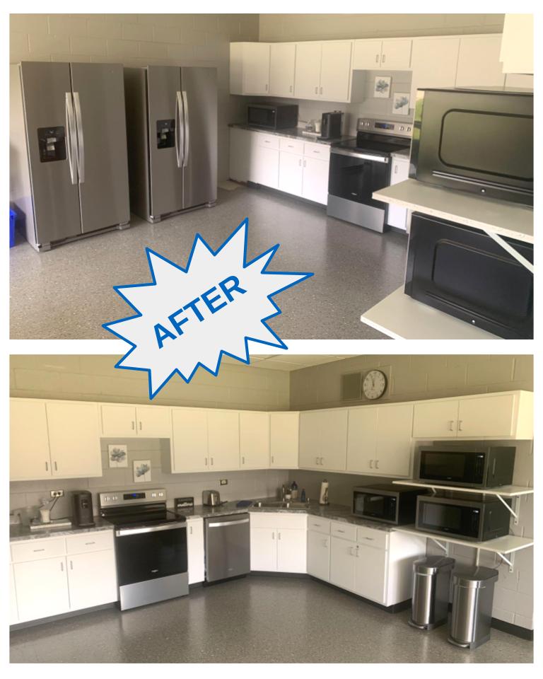 Wow - what a difference! Big THANK YOU to our community partners <a href="/HomeDepotFound/">The Home Depot Foundation</a> &amp; Team Depot #1942 for their generous donation of materials &amp; labor in making over the staff lounge <a href="/WillowCreek68/">Willow Creek School</a>! It's now a comfortable &amp; inviting space for our hardworking teachers and staff