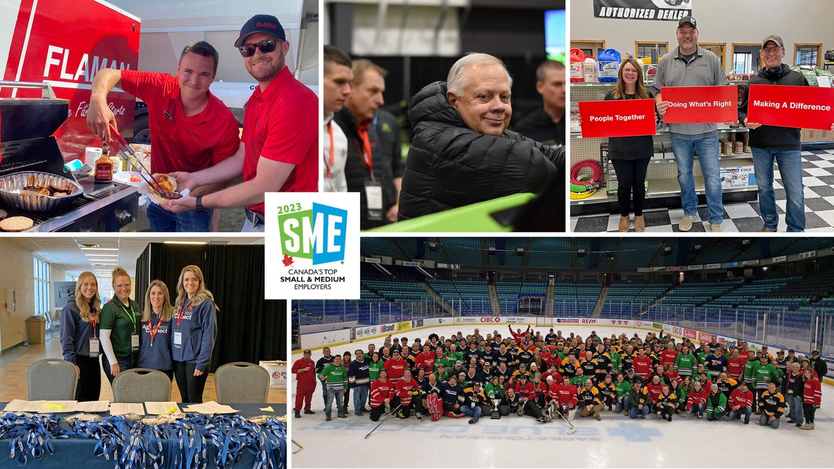 flamangroup's tweet photo. We are excited to announce that Flaman Sales Ltd. was recognized as one of Canada’s Top Small &amp; Medium Employers for 2023. Thanks to everyone who made this achievement possible!

Read more about the selection here: https://t.co/APGAgfPzhb

@top_employers #TopSME #TopEmployers2023 https://t.co/714o1hdcor