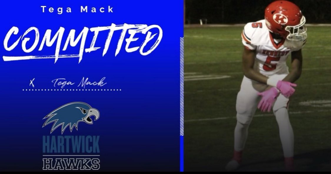 kennedyknights_'s tweet photo. Congratulations to C/O ‘23 Montega Mack (@MontegaMack1 ) on his commitment to @HartwickFball !!!! Very proud of you, Tega !!
.
.
.
#WeAreKennedy #KennedyFootball #KnightsToCollege #BronxFootball https://t.co/CdvdHgy50G