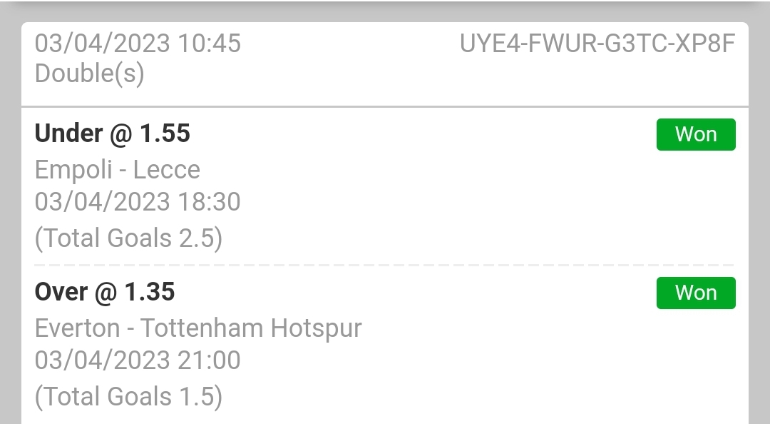 DailyBetPicker's tweet photo. +109 yesterday... not bad! 

#GamblingTwitter #evertonvstottenham #empolilecce https://t.co/KE1Zjdyv6i