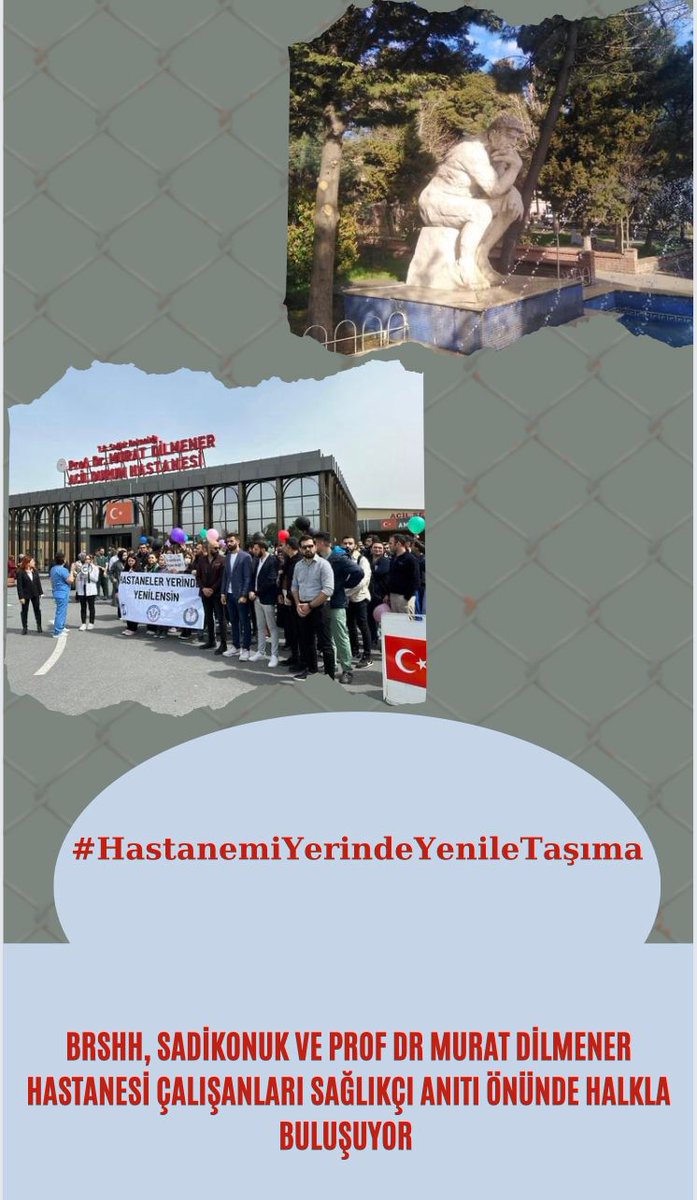 100 yıldır bu ülkeye hizmet veren ve pandeminin yükünü çeken hastanelerin düzeni bozulmasın.
#HastanemiYerindeYenileTaşıma