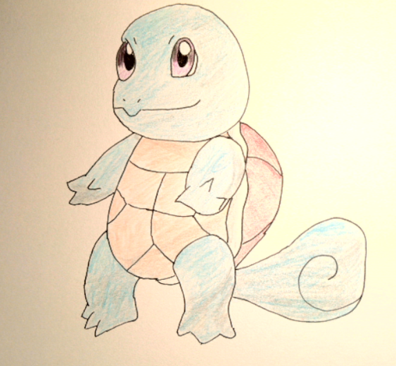 I drew Squirtle today