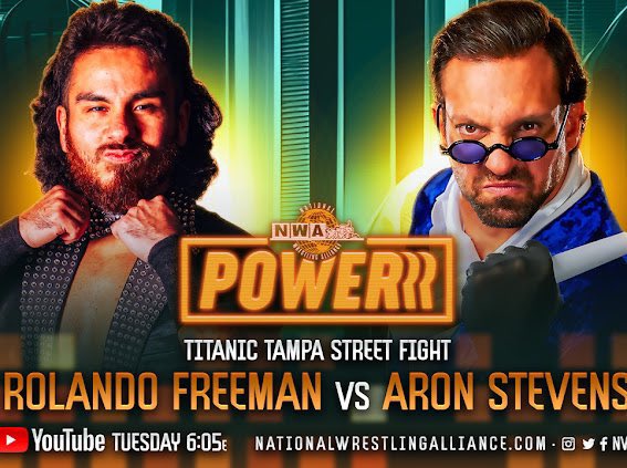 Rolando_Pro98's tweet photo. Tune into #NWAPowerrr tonight for a TITANIC TAMPA STREET FIGHT!
Hope @AronsThoughts medical insurance covers plastic surgery 👨‍⚕️ 
Because I’m gonna rip his face clean off, VATO 😈 

#NWA  #NWAUSA  #NWA312 #PowerrrTrip #CrockettCup #NationalWrestlingAlliance #EMPOWERRR https://t.co/PXBCtitEbT