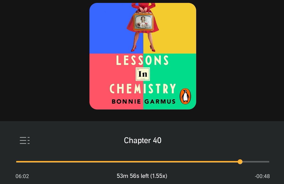 I'm about to finish this amazing book: 'Lessons in Chemistry,' the debut novel of @BonnieGarmus 

Written superbly, empowering, and moving, I highly recommend it.

#Feminism #BestBook #AMustRead