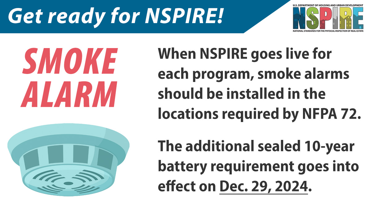 HUD REAC on Twitter "Get ready for NSPIRE by knowing your timelines