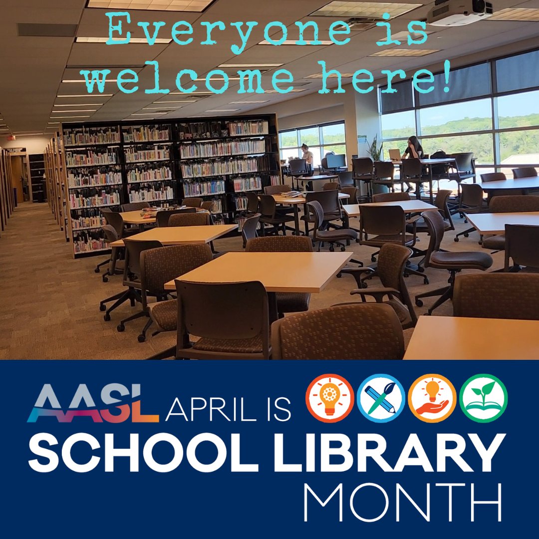 Ask anyone who works here, and we will tell you the same! It is an awesome place to study, read, collaborate, and hang out. Have we mentioned we have a microwave and fridge for student use? Stop in any time; everyone is welcome here! #AASLslm #schoolibrarymonth #oaklanduniversity