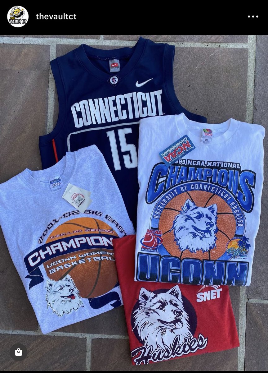 TheVaultct's tweet photo. How about 20% off all UConn gear on our site too! https://t.co/wlDcrNyFbN https://t.co/vNHxLgh5hW