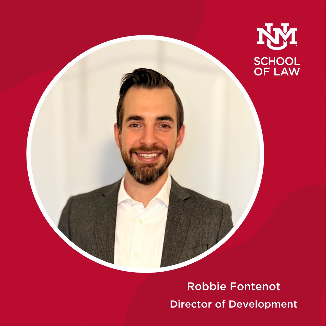 Welcome Robbie! “I am so excited to join the team and work with the UNM School of Law to advance its priorities. I am already so blown away by the kindness I’ve received from everyone I’ve met, and I feel lucky to be part of such this prestigious institution.”