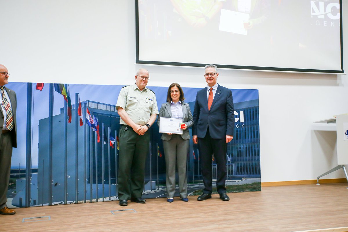 nato_ncia's tweet photo. #TrainingTuesday Last week, 20 of our colleagues from the NCI Academy were recognized for their outstanding work and instructional delivery.🏅

Would you like to work for NATO? Check out the vacancies👉https://t.co/Kv4UToZKyM

Learn about the Academy here➡️https://t.co/fCgyWeyUx2 https://t.co/KVBDwlAAgs