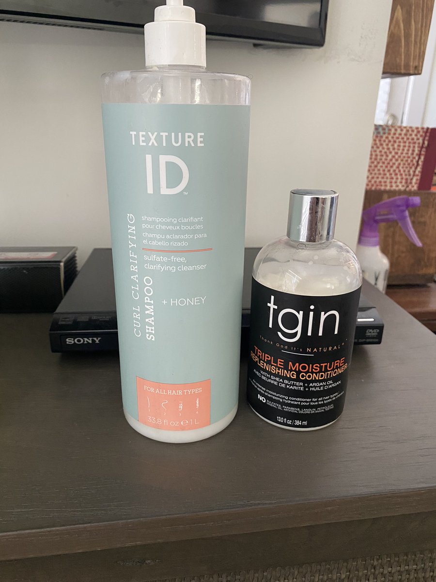 kpdentada's tweet photo. @monarchcurl @camillejanae I’ve been on TextureID clarifying shampoo for about a year and tried a few conditioners, landing on Tgin. When I attempt a wash and go, these are the gels I’ve tried: https://t.co/YKxu505k3p