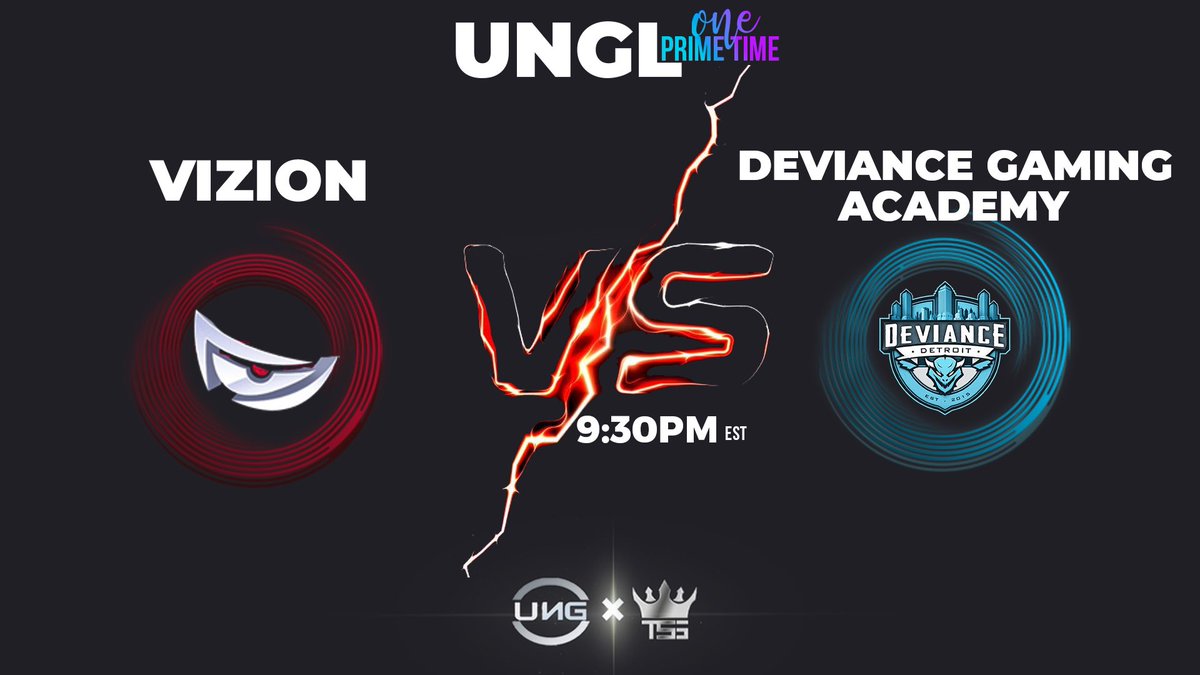 🎮 It's game time! <a href="/VizionGGs/">Vizion</a> 🆚 <a href="/DetroitDeviance/">@ggDeviance</a> are facing off!! Who will come out on top🏆?

⏰- Tonight 9:30 PM EST 
📺- twitch.tv/upnextg4ming
📺- kick.com/upnextgaming

#gaming #esports #UNGL x @TSSgg_