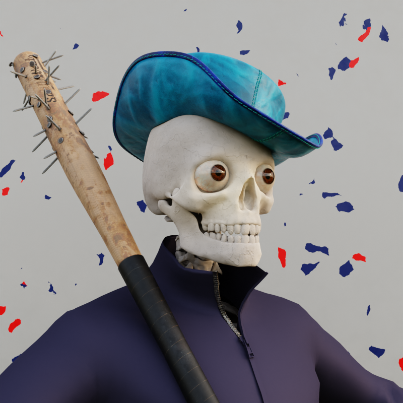 RafaFer33264746's tweet photo. 📷fancy baseball skeleton #6145 / 10000 TOP NFT  Collection living on Polygon    

📷Mint yours at https://t.co/XmWOt172jL……   

#nft #polygon #nftartist #nftcollector #rafafernandez #nftfancybaseballskeleton #baseball #baseballlife https://t.co/ZOrcakvoOP