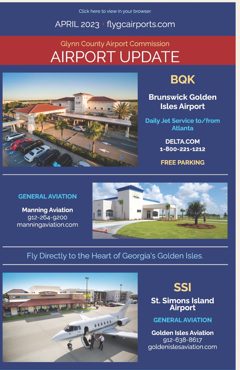 Brunswick Golden Isles Airport (@gcairports) / Posts / X