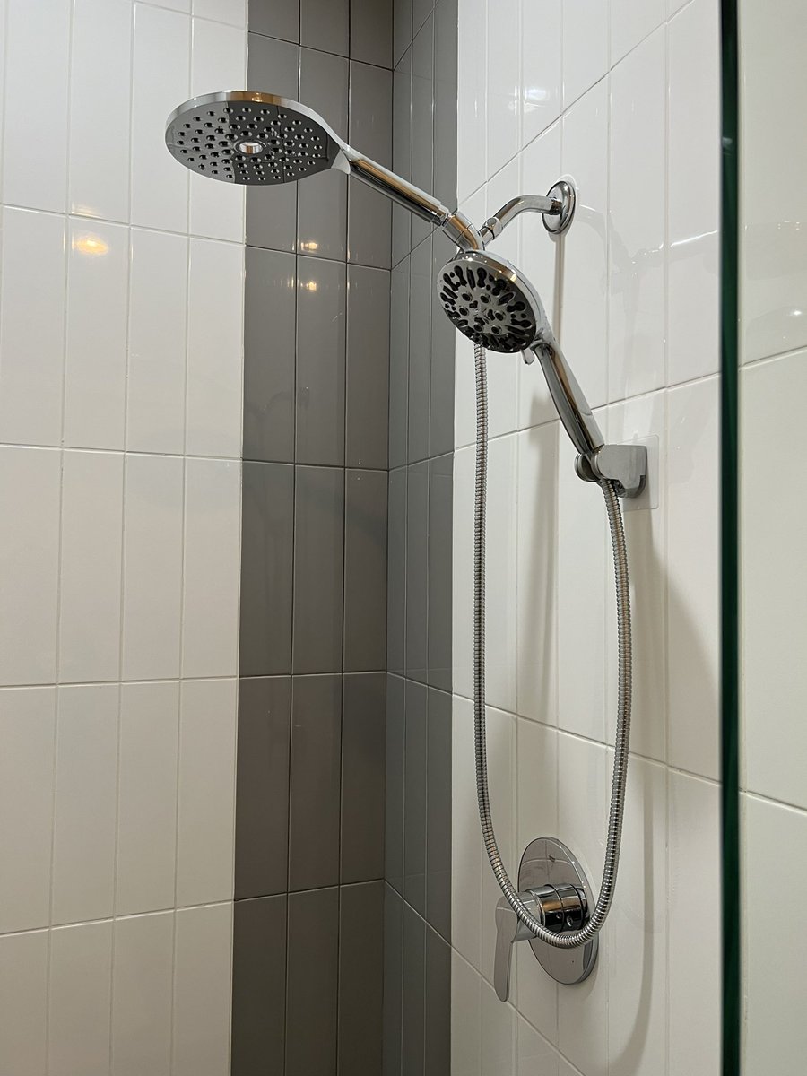 Just changed out my shower head. It’s really the simple joys in life #shesbeautiful