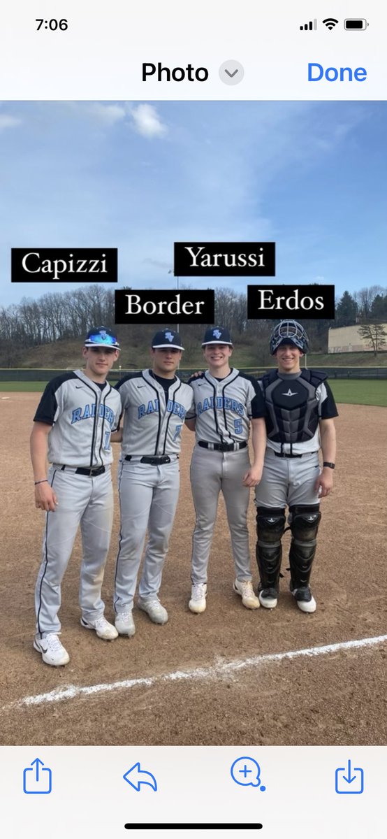 SV Varsity wins 14-0 over Allderdice‼️ Yarussi dominates going 6 innings 1 hit and 13K’s💎 TJ border had a day at the plate with a Home-run and 4 RBI’s 💪🏻 AJ Capizzi, and Creed Erdos both with 2️⃣ hit performances!!