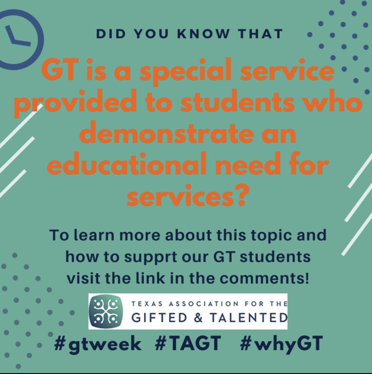 TimberLakesElem's tweet image. Did you know?!?

#GTweek #whyGT #TAGT @TXGifted