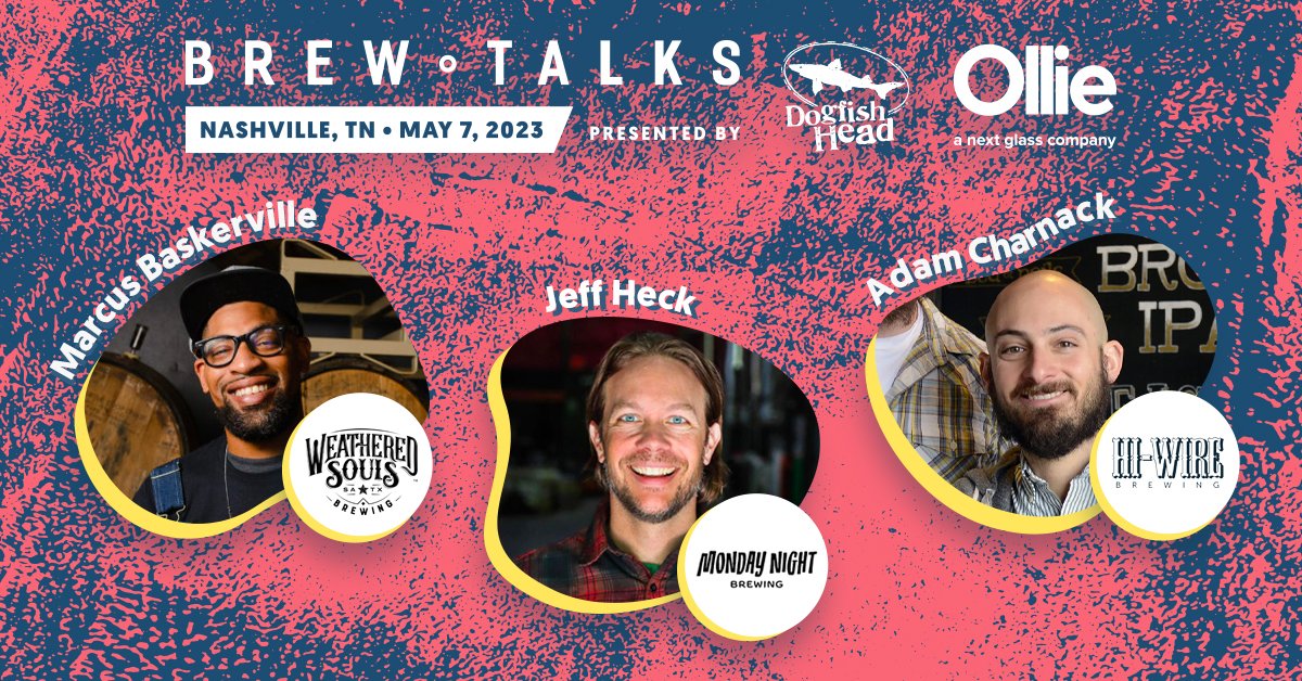 Brewbound's tweet image. Brew Talks Nashville takes place next month during CBC! Check out our expert panelists including leaders from @WeatheredSouls_, @MondayNight, @HiWireBrewing + more.

Register: brewbound.com/events/brew-ta…

#brewbound #brewtalks #beer #beerindustry