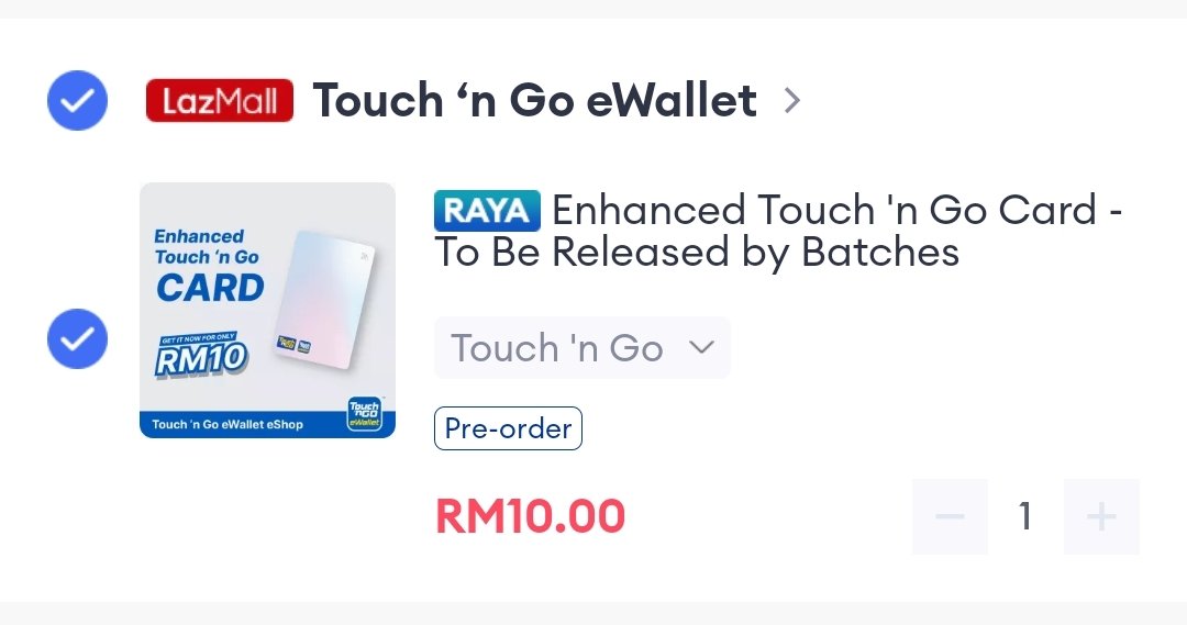 wnurdayana's tweet image. ‼️Kad baru Touch N GO NFC dah restock‼️
Beli cepat sebelum habis!
Beli sini: s.lazada.com.my/s.5XbZw?cc

#TouchnGo #touchngoewallet #TouchNGoNFC #LazadaMY