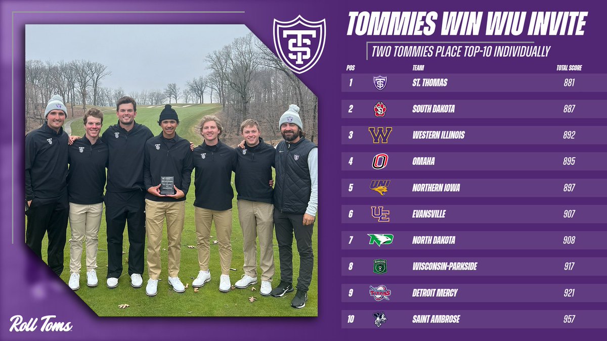St. Thomas Men's Golf tweet media