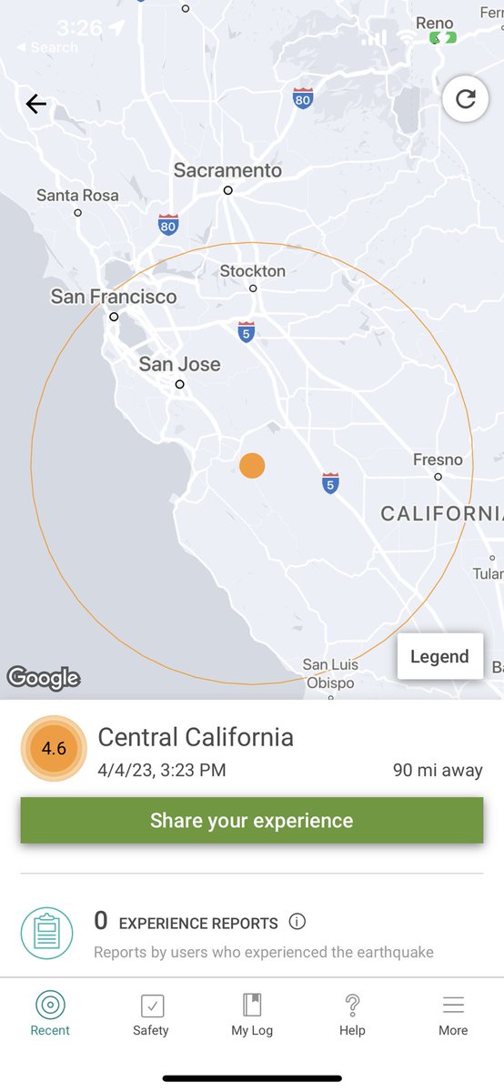 ryangoodman's tweet photo. 4.6 felt from pretty far away! https://t.co/1O5wGFyJlg