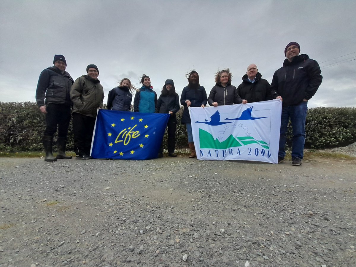 CorncrakeLife's tweet photo. We had a hectic but wonderful day meeting our @LIFEprogramme project monitors today.

As Corncrake/Traonach LIFE approaches it's mid-way point we have a lot done....but a helluva lot more to do!

Soon it'll be crexy time again! https://t.co/H1c9xXKITo