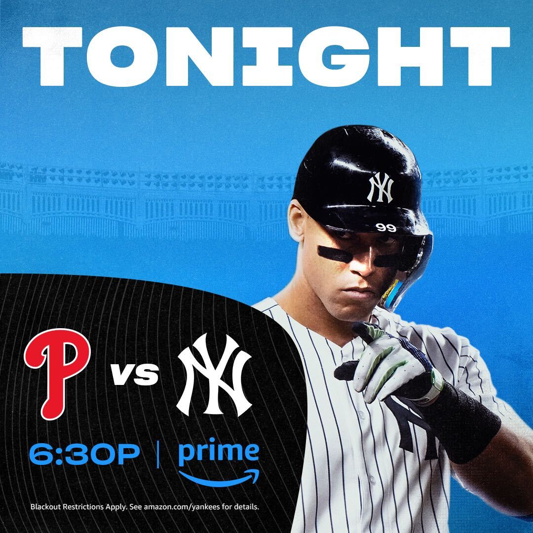 New York Yankees on Twitter "Tune in now on PrimeVideo to catch