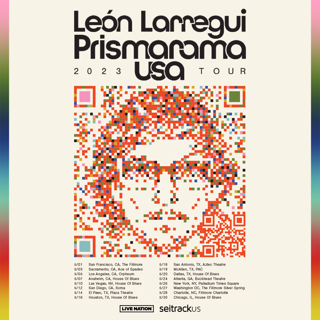 LeonBenLarregui's tweet photo. Los boletos para #PrismaramaTour en Estados Unidos están a la venta en https://t.co/COlJdu8yrH , ¡nos vemos en mayo! 🇺🇸 https://t.co/lHxhD1HEdu