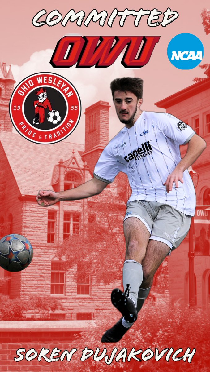 Congratulations to our CB, Soren Dujakovich, on his recent commitment to continue his education and soccer career at Ohio Wesleyan University!   We are excited to see you continue to shut down offenses at the next level!  <a href="/OWUMSOC/">Ohio Wesleyan Soccer</a> <a href="/KS_RushSoccer/">Kansas Rush Soccer Club</a> <a href="/RushSoccer/">Rush Soccer</a>