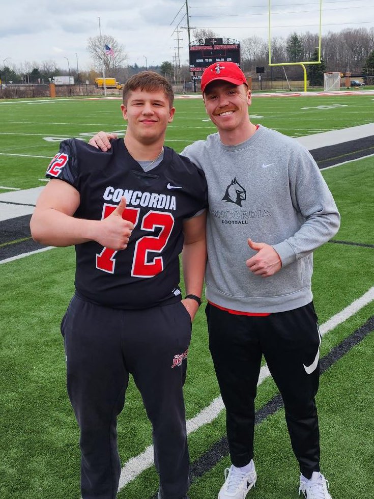 I had a great visit today at the university of Concordia Ann Arbor. Thank you <a href="/D_Green45/">Devin Green</a> and <a href="/CoachSchu44/">Joshua Schumacher</a> for having me. <a href="/CUAA_Football/">Concordia Football</a>