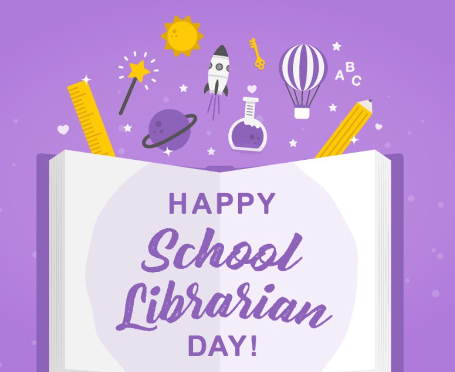 Happy National School Librarian Day to Ms. Anderson. Thanks for all you do for our students! We really appreciate you! Feliz Día Nacional del Bibliotecario a la Sra. Anderson. ¡Gracias por todo lo que haces por nuestros estudiantes! ¡Te agradecemos mucho! #caes #caescougars