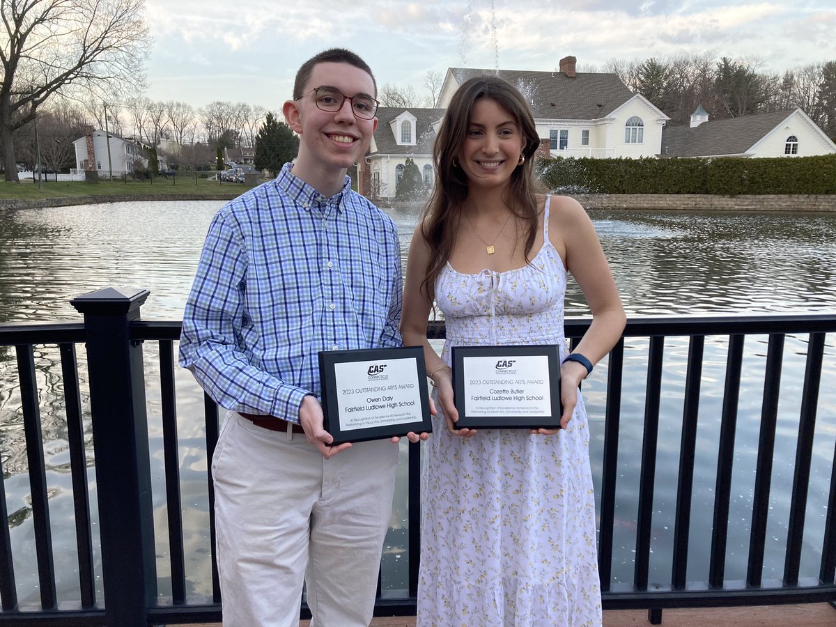 FLHSFalcons's tweet photo. Congrats to Owen Daly and Cozette Butler, the FLHS recipients of the CAS High School Arts Awards!! https://t.co/dQ4YA2IJns