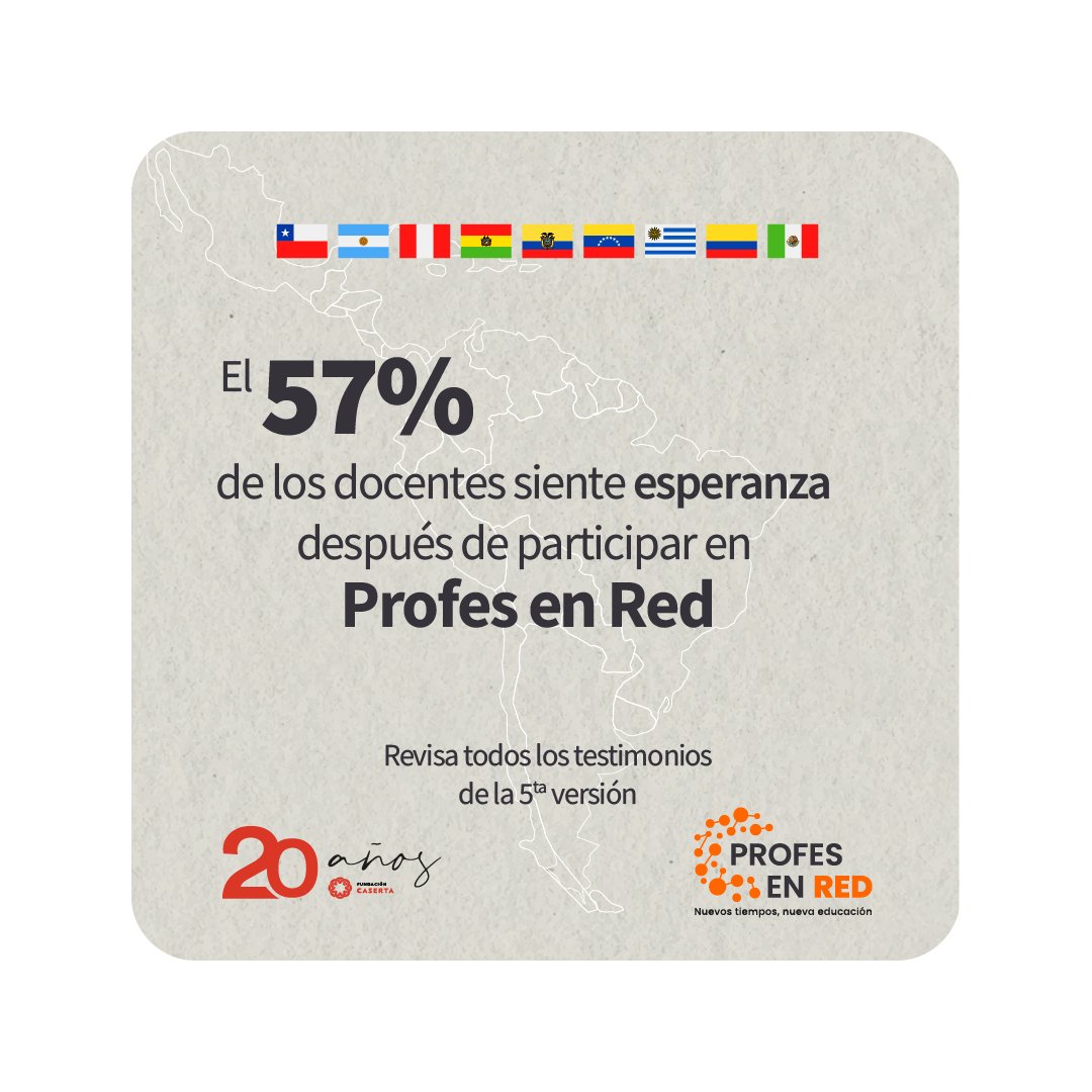 En #ProfesenRed abordamos el rol de la educación global en las aulas. Es fundamental tener una concepción de una sociedad globalizada, pensando globalmente y actuando de manera local. Así, desarrollar el nuevo rol docente que requiere la ed. integral.
👉caserta.cl/profes-en-red/…