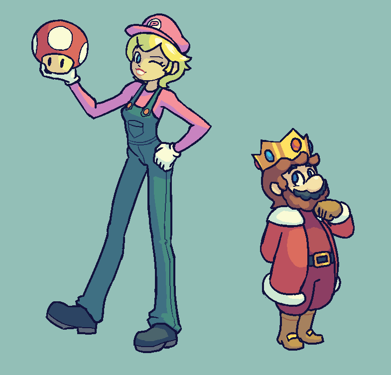 Meanwhile, in an alternate universe, the Mario.