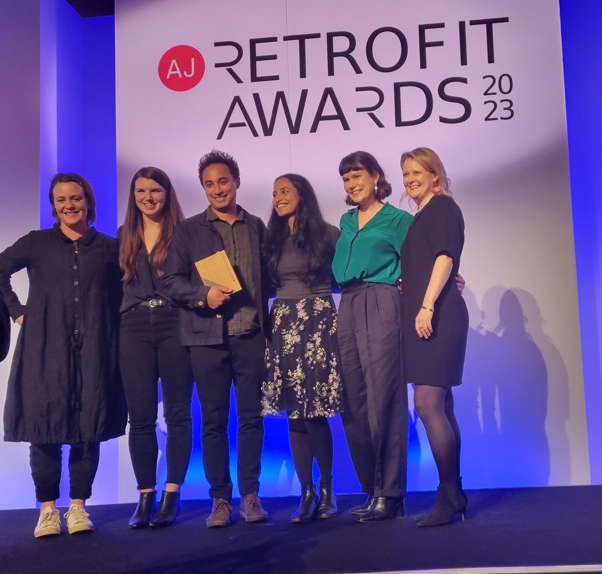 Great night at the #AJRetrofitAwards celebrating the best of #Retrofit and catching up with friends and fellow judges. Congratulations to @MikhailRiches for winning Retrofit of the Year For Park Hill Phase 2. Well deserved.