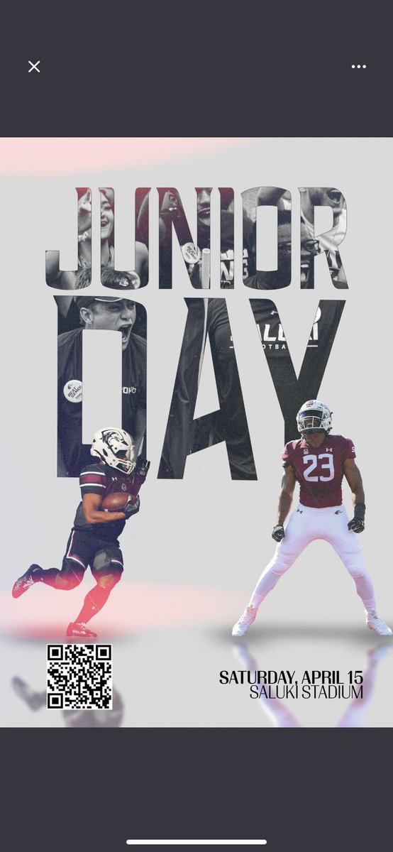 AsraSmith3's tweet photo. Thank you ⁦@DBCoachMcGraw⁩ ⁦@SIU_Football⁩ for the official invite and thank you ⁦@CoachBen_Mauk7⁩ ⁦@MatyMauk_7⁩ ⁦@JonathanMauk5⁩ for the opportunity Thanks https://t.co/Ao4i7jujEd