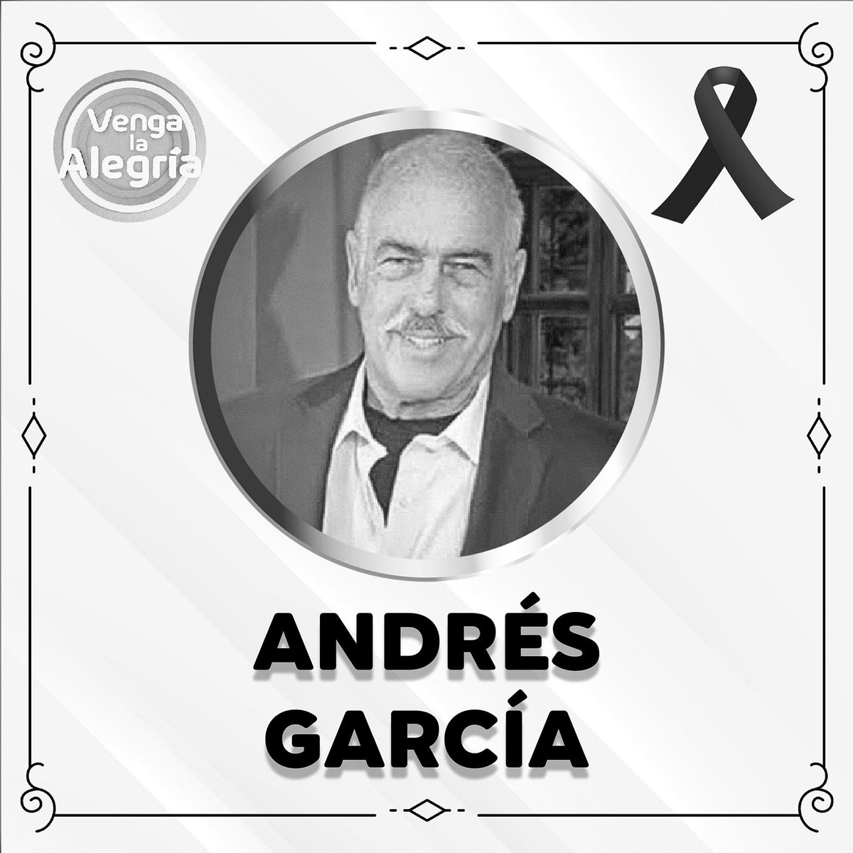 ¡Lamentablemente falleció la tarde de este martes el actor Andrés García a los 81 años! 🙌🏻😢🕊️ 

¡Descanse en paz! #VLA
