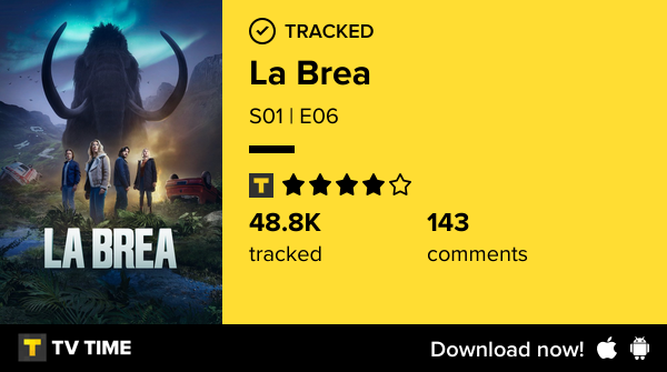 1995Shams's tweet photo. I've just watched episode S01 | E06 of La Brea! #labrea  https://t.co/p2ERWa7sHD #tvtime https://t.co/aO314j1ysB