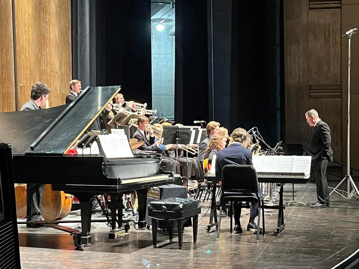 Congratulations to CFHS Jazz One on an outstanding performance today. They have been named one of the top 2 finalists bands in 4A and will play at 9:42 pm this evening in Ames at CY-Stephens. Admission is free - come on down, Tiger Nation! #TigerPride