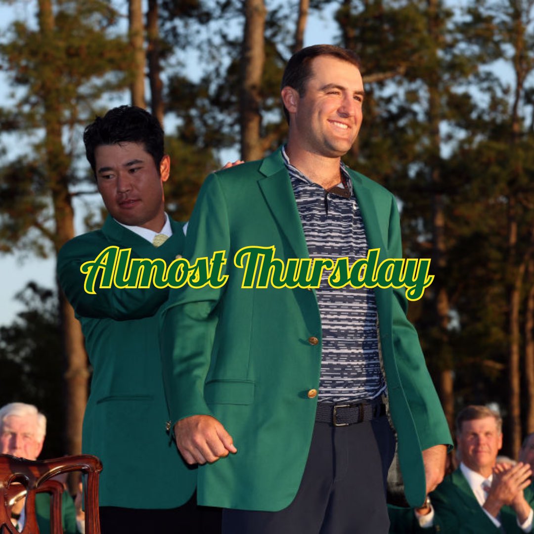 GetInTheHolePod's tweet photo. IT IS ALMOST MASTERS THURSDAY #themasters https://t.co/6UkjrdsacX