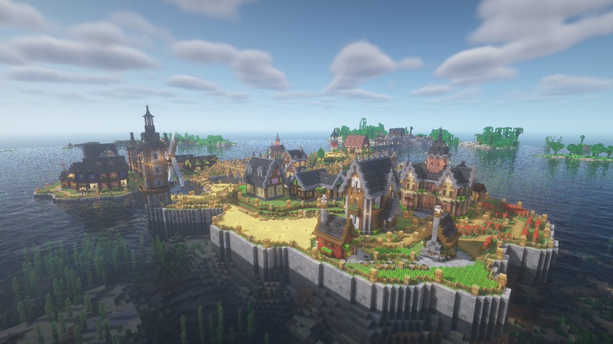 kuchibashi_56's tweet photo. 過去の建築紹介です。

「農業島の全体写真」です。

#マイクラ #Minecraft #Minecraftbuilds https://t.co/RXFuUcw1so