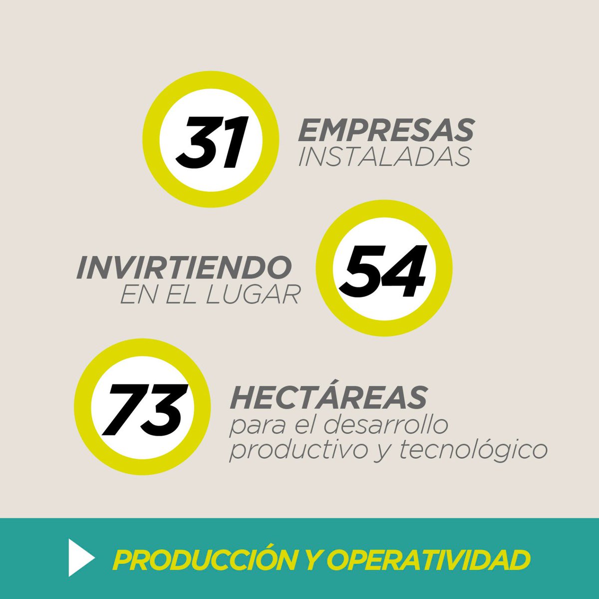 POTENCIAMOS LA INDUSTRIALIZACIÓN EN VARELA

Nuestro Parque Industrial y Tecnológico ofrece más posibilidades para las empresas.

👨‍🏭Impulso del empleo
🧮Beneficios tributarios 
🏭Mayor servicios para la instalación industrial 
📍Cercanía con la AU La Plata - BA
♻️Parque Ecológico